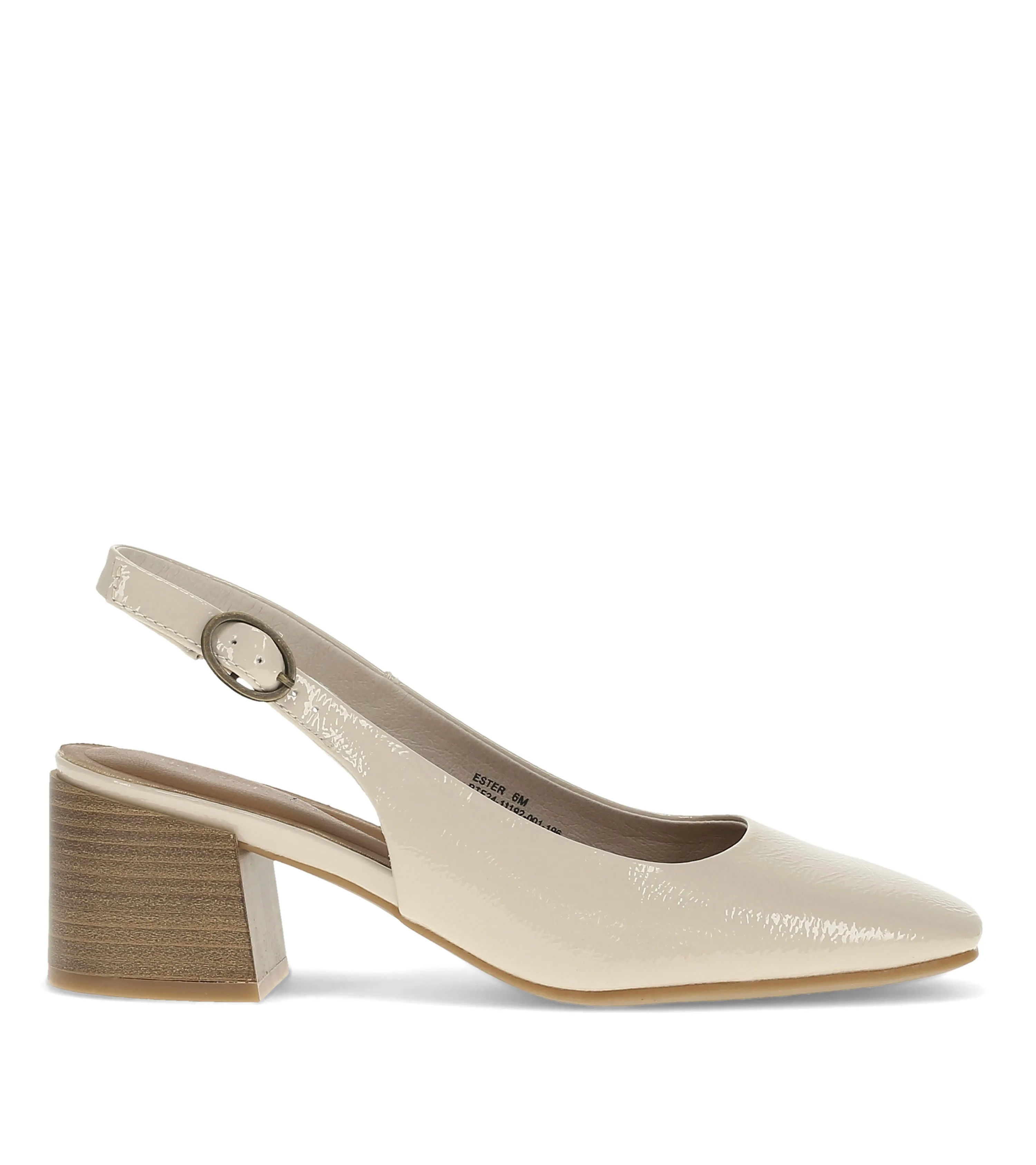 Ester Block Heel Slingback Pump