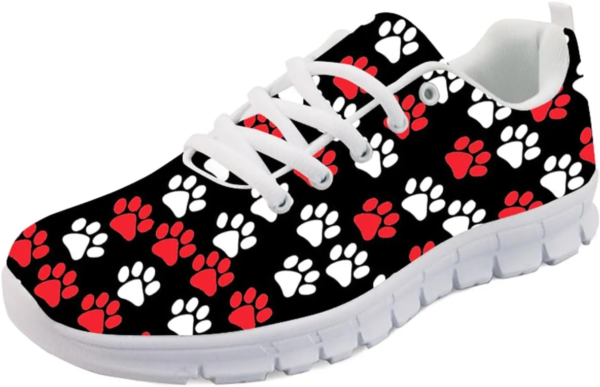 Forchrinse Cute Jean Cat with Green Eyes Women's Walking Running Shoes Slip on Easy Sneaker Sports Causal Athletic Shoes