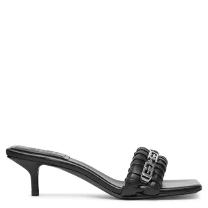 G woven 50 black mule sandals