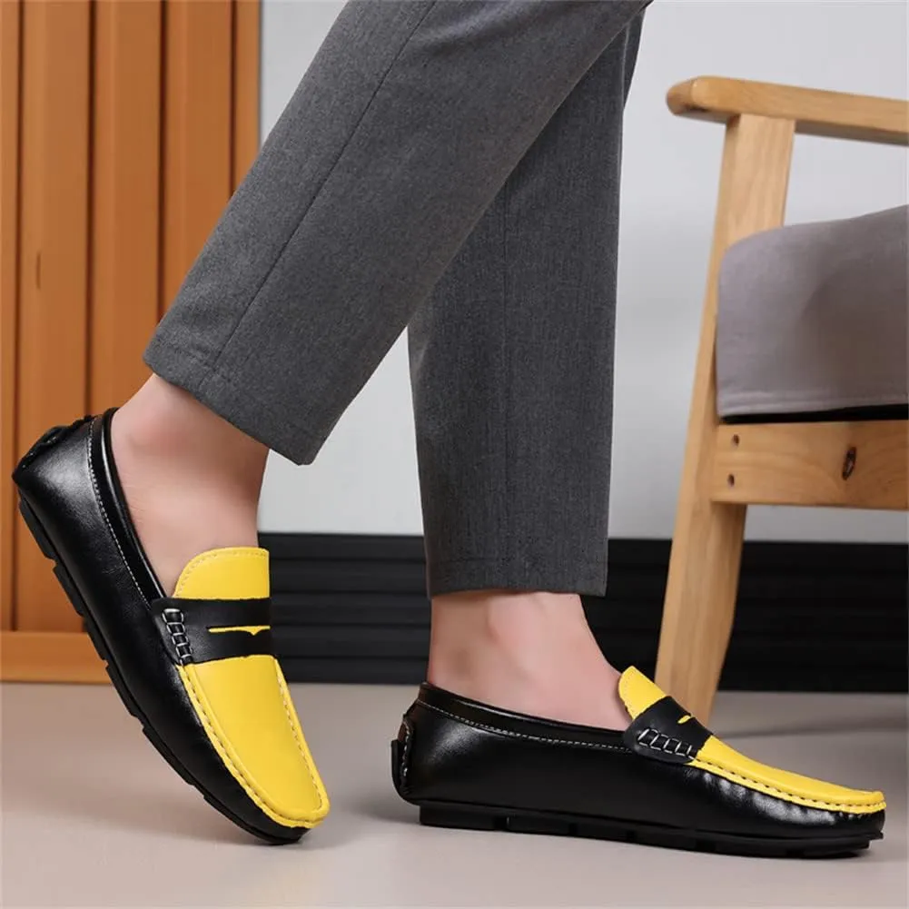 GEXECEUSS Men's Loafers Lightweight Driving Shoes Slip On Casual Penny Loafers Moccasin Flats Boat Shoes Anti-Slip Walking Shoes