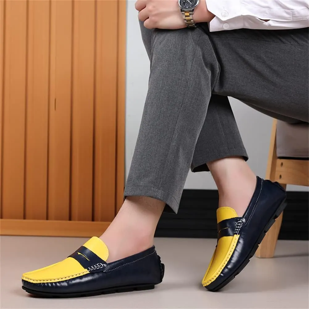 GEXECEUSS Men's Loafers Lightweight Driving Shoes Slip On Casual Penny Loafers Moccasin Flats Boat Shoes Anti-Slip Walking Shoes