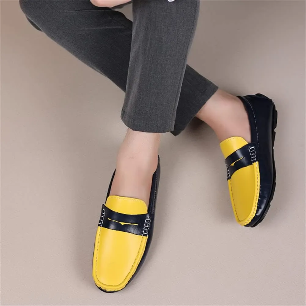GEXECEUSS Men's Loafers Lightweight Driving Shoes Slip On Casual Penny Loafers Moccasin Flats Boat Shoes Anti-Slip Walking Shoes