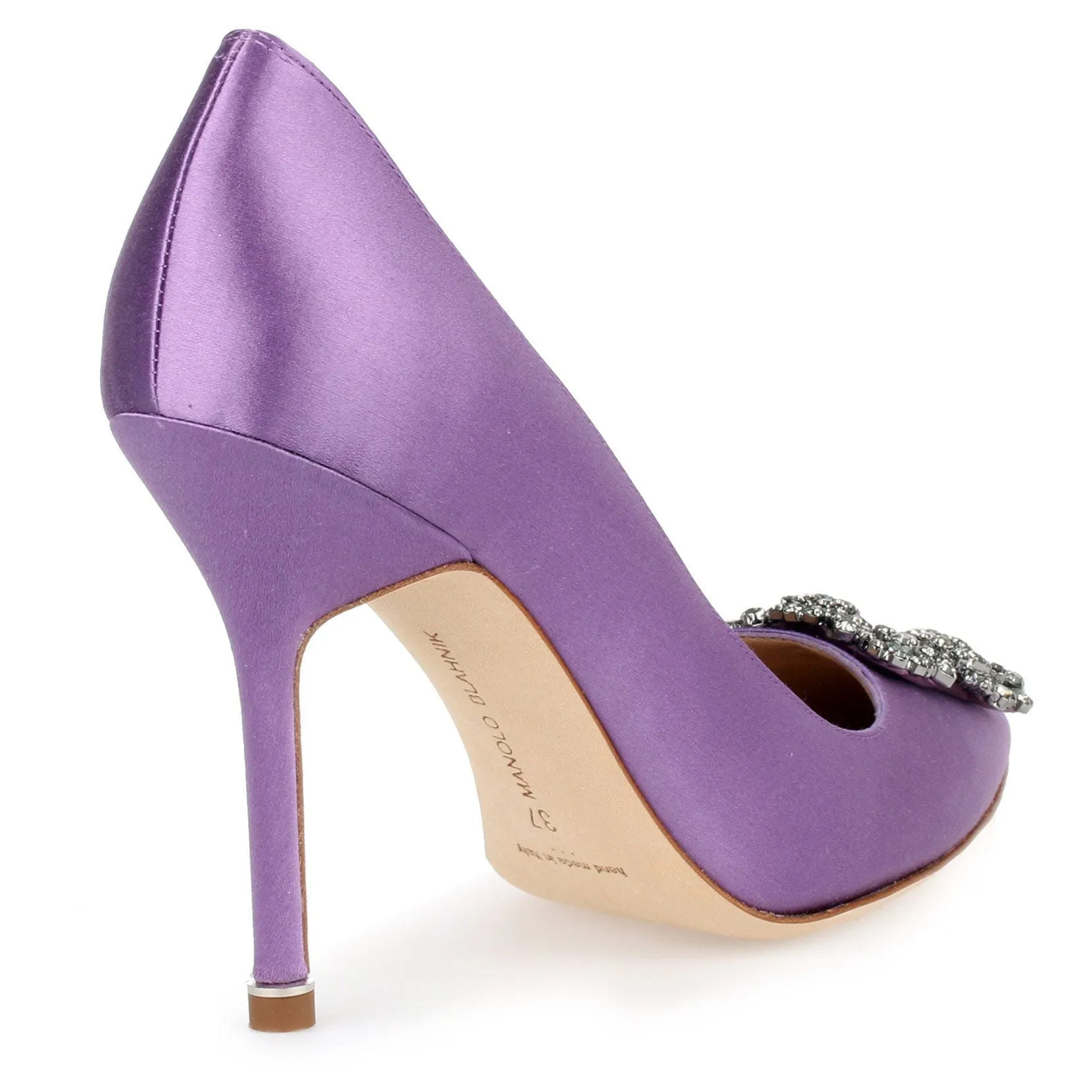 Hangisi 105 violet satin pump