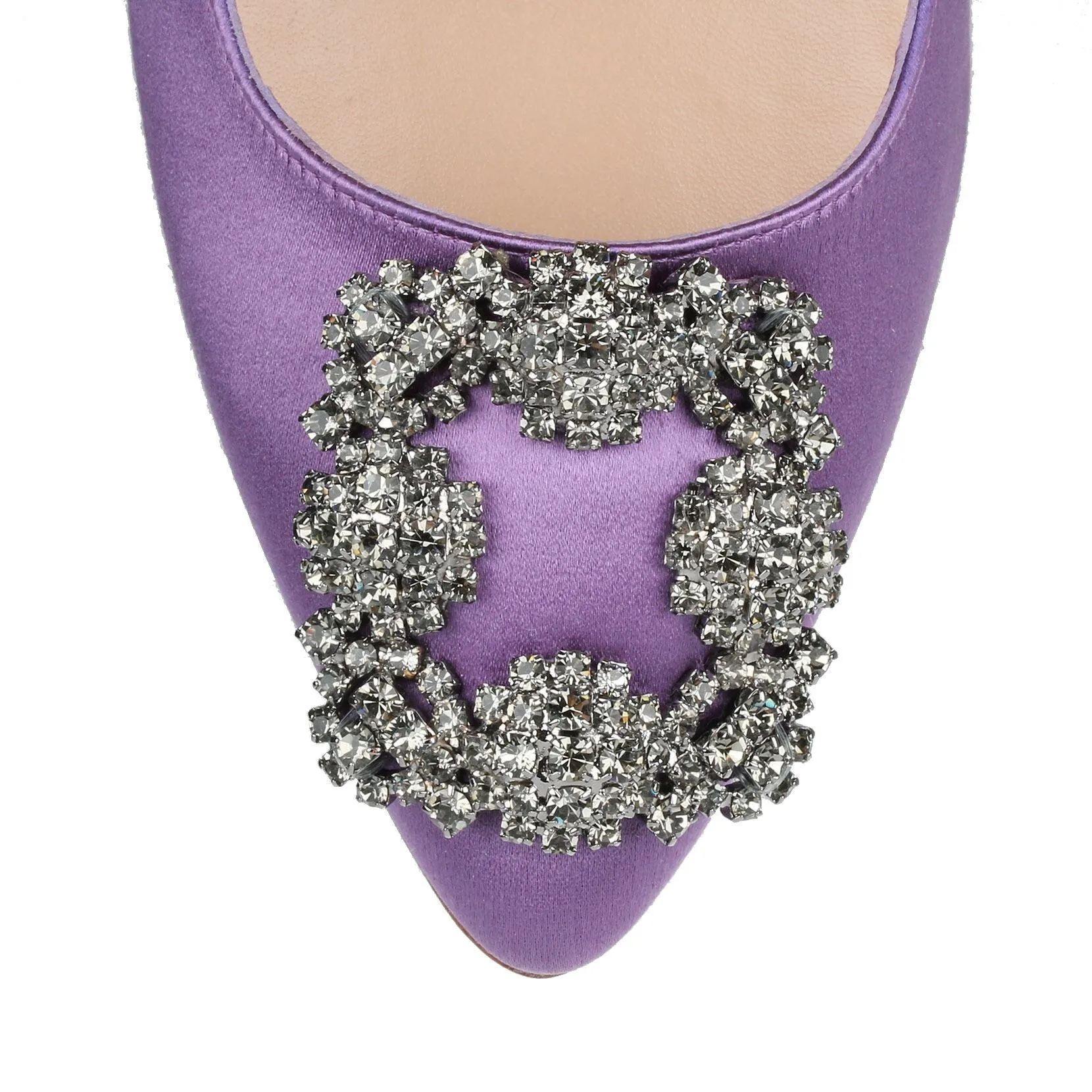 Hangisi 105 violet satin pump