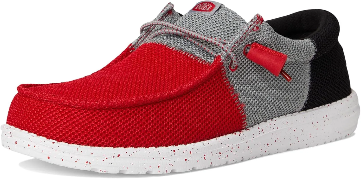 Hey Dude Men's Wally Tri Varsity Mesh Sneaker