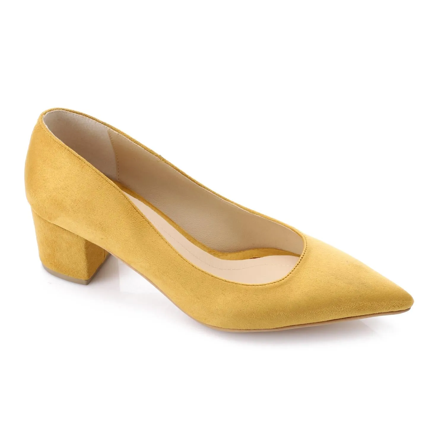 High Heel Mule Sandals – Elegant Pointed Toe, Suede Leather Texture 3CM