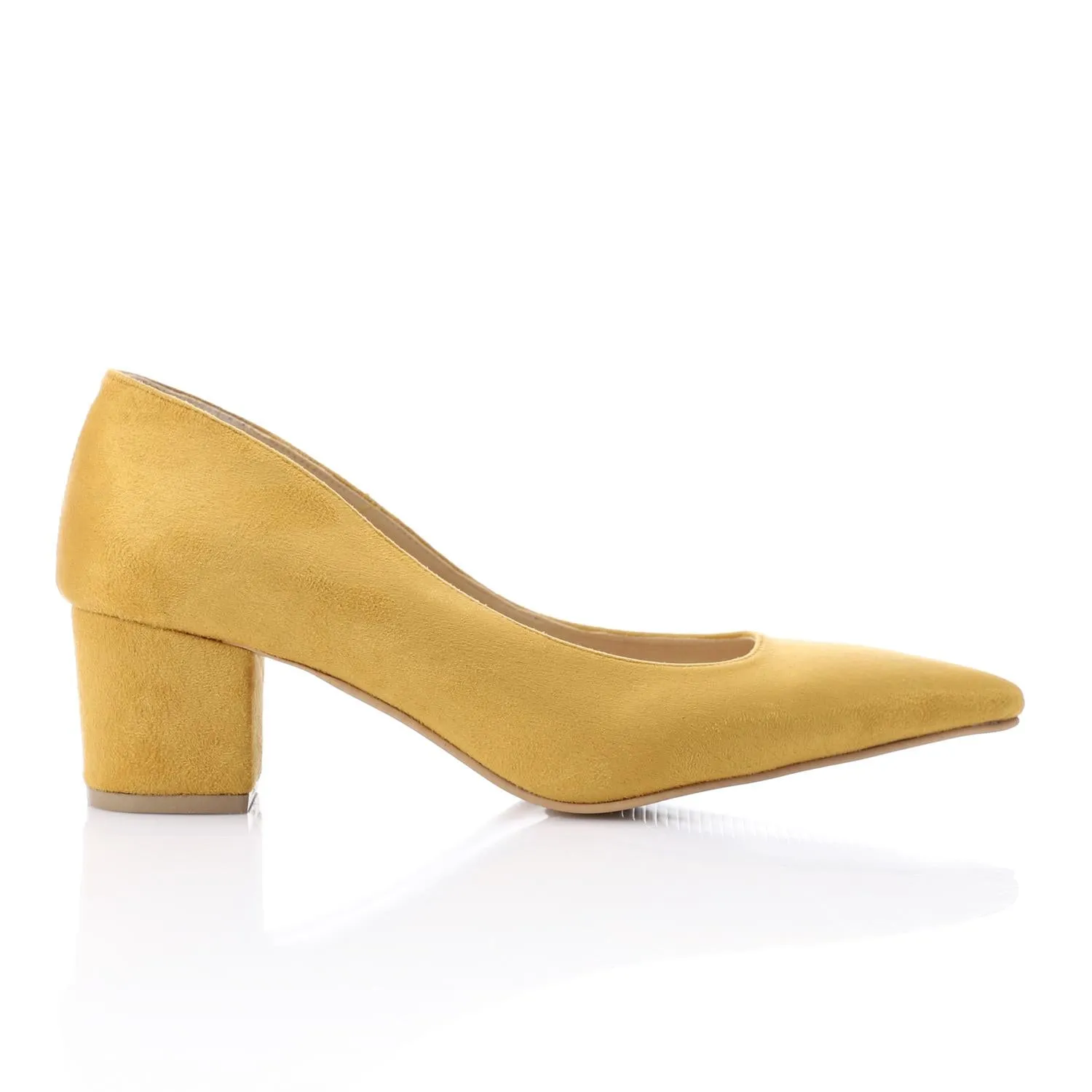 High Heel Mule Sandals – Elegant Pointed Toe, Suede Leather Texture 3CM