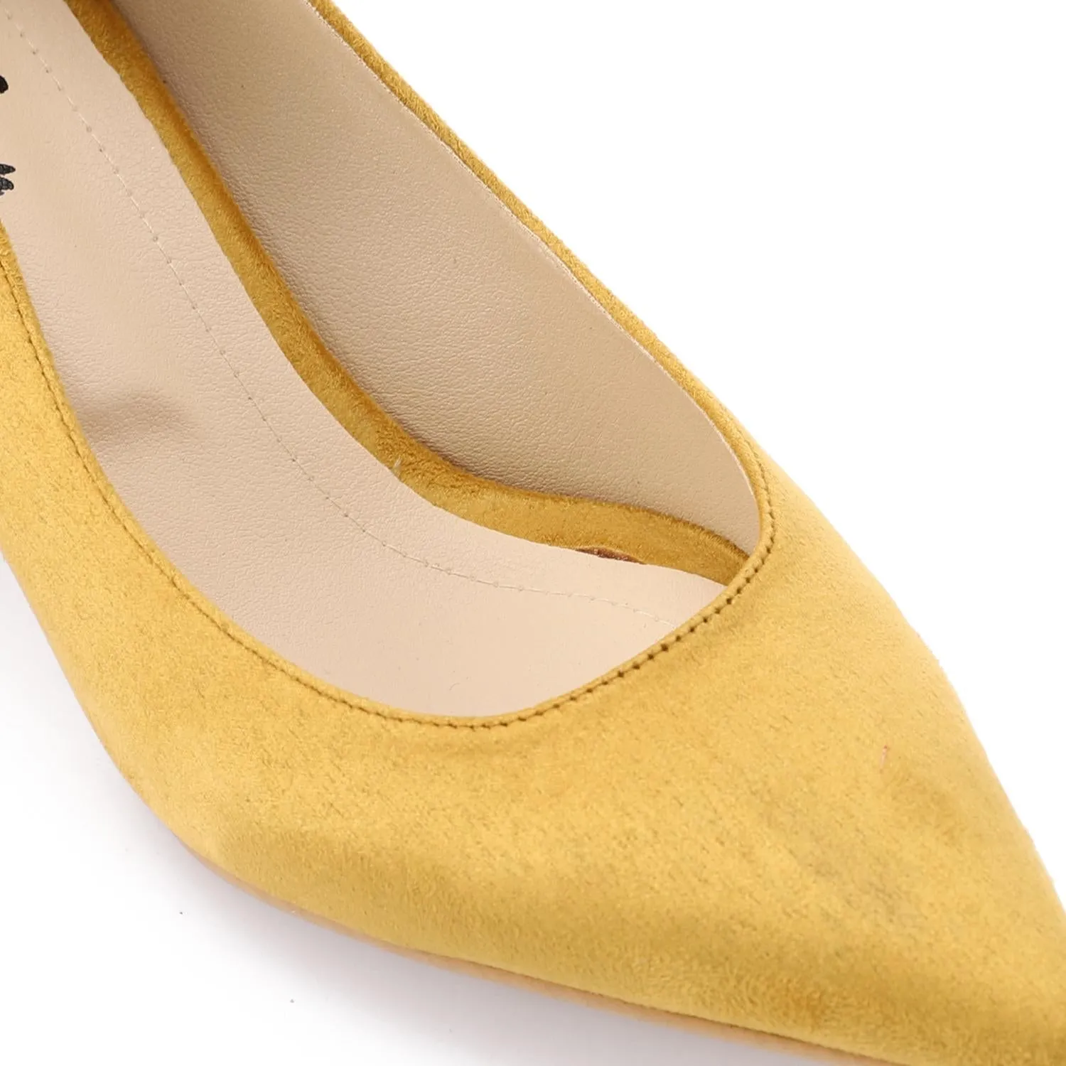 High Heel Mule Sandals – Elegant Pointed Toe, Suede Leather Texture 3CM