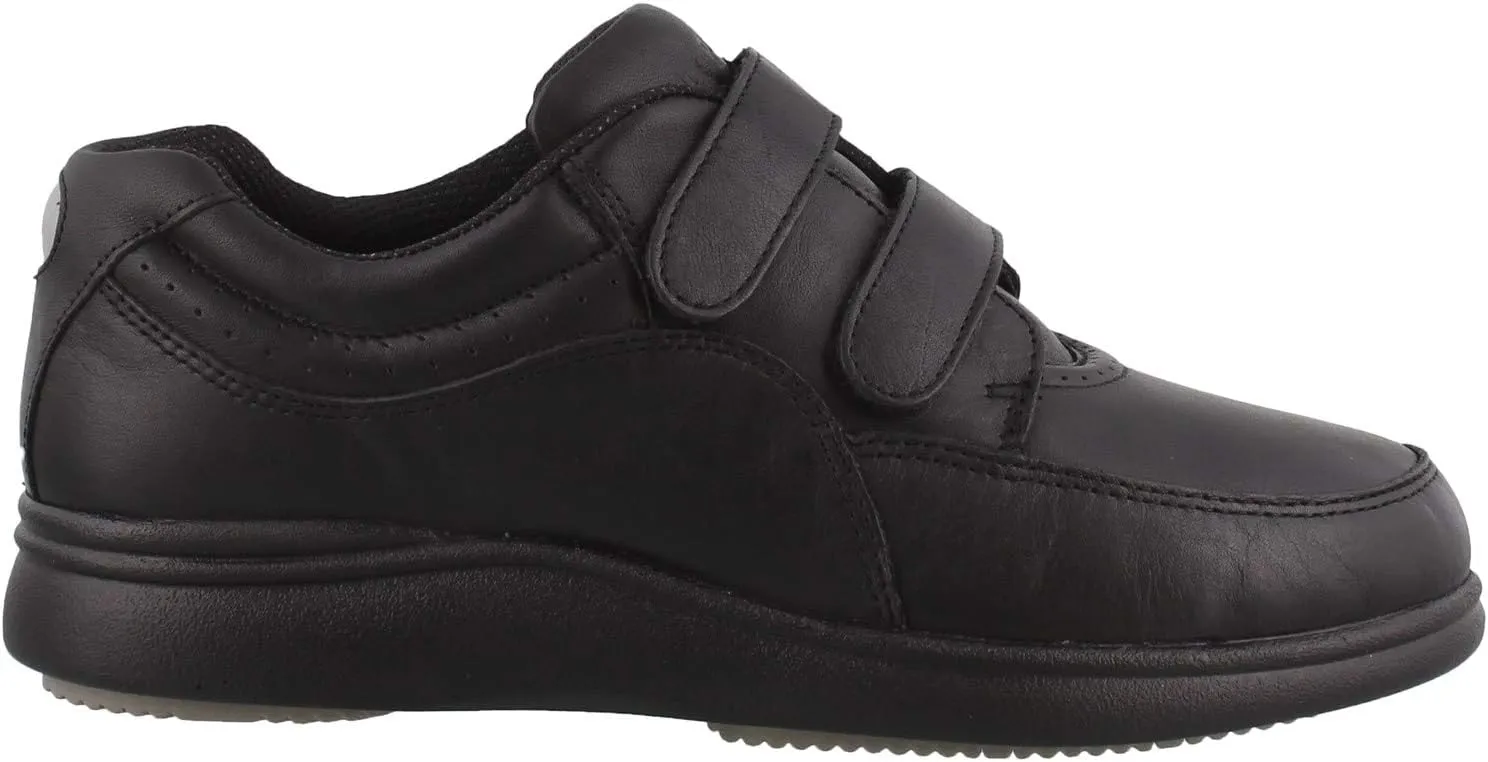 Hush Puppies Women's Power Walker II Loafer, Black Leather, 10 W US