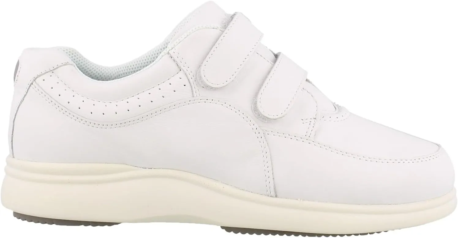 Hush Puppies Women's Power Walker II Loafer, White Leather, 12 M US