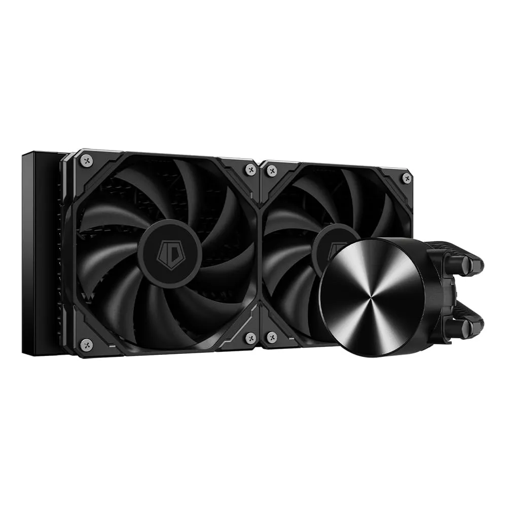 ID-COOLING FX240 PRO Liquid CPU Cooler for Desktop - 240mm AIO Cooler, 2 x 120mm High-efficient Fans, Special CD Pattern Pump Header, Intel & AMD Compatible