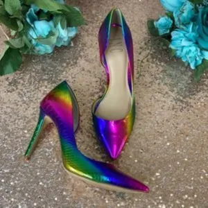 INC Multi-color  Kenjay d'Orsay Pumps 7