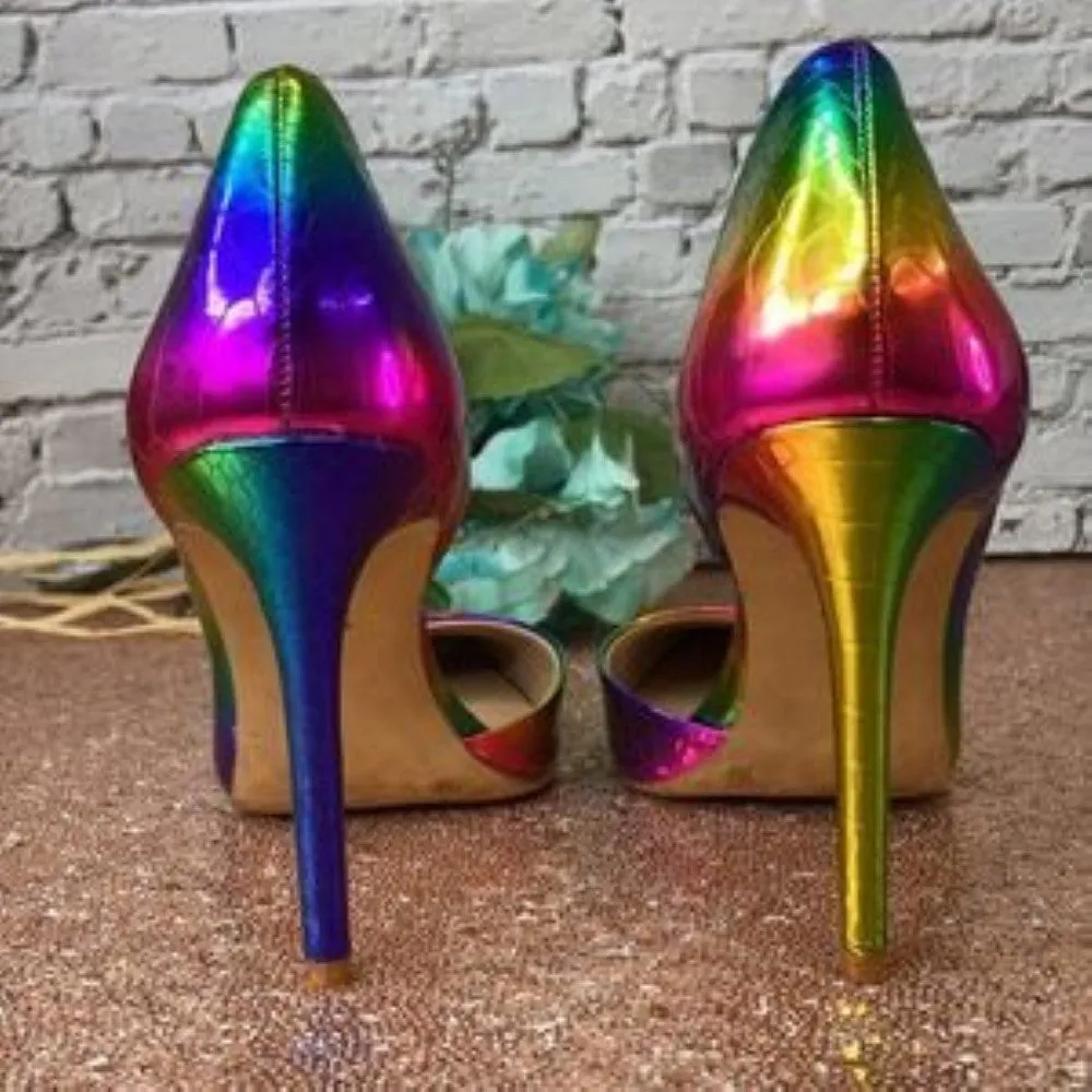 INC Multi-color  Kenjay d'Orsay Pumps 7