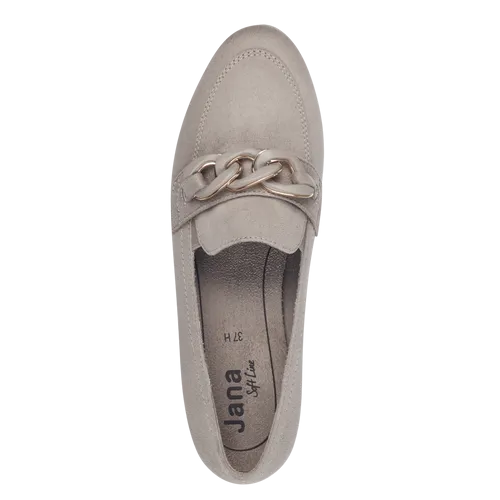 Jana Ladies Stone Slip On Chain Loafer Shoe 24262-43 231