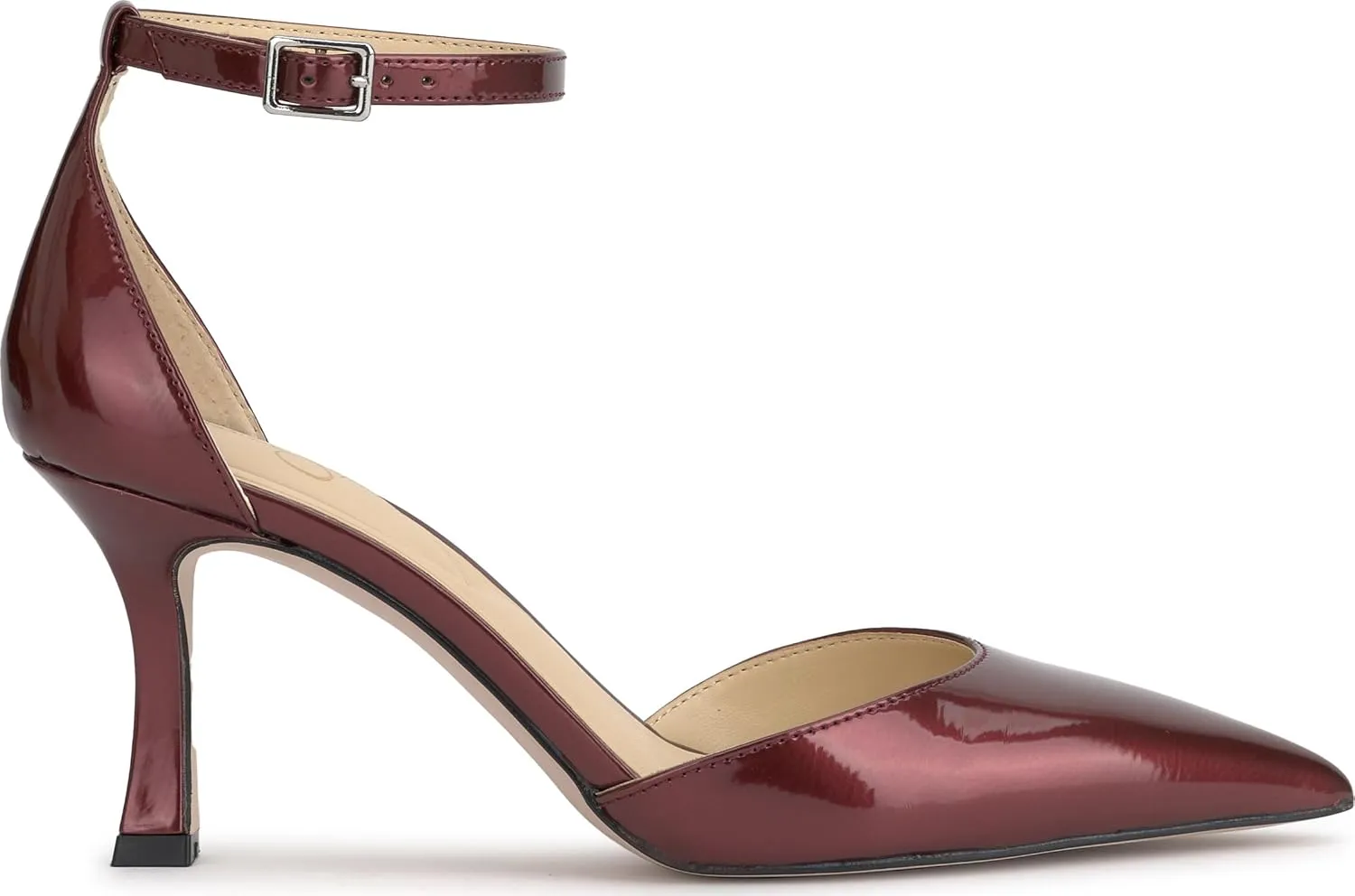 Jessica Simpson Womens Foxena Padded Insole Leather Ankle Strap