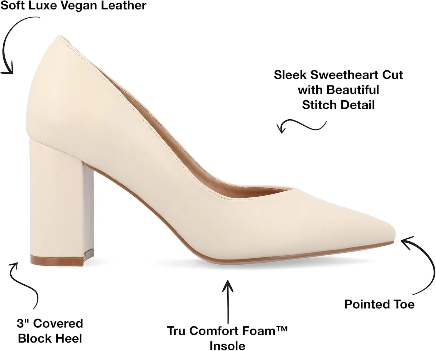 Journee Women's Supernatural Shades Comfort Foam Simonne Pumps