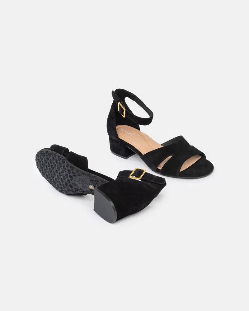 Kelly Block Heel Ankle Sandals