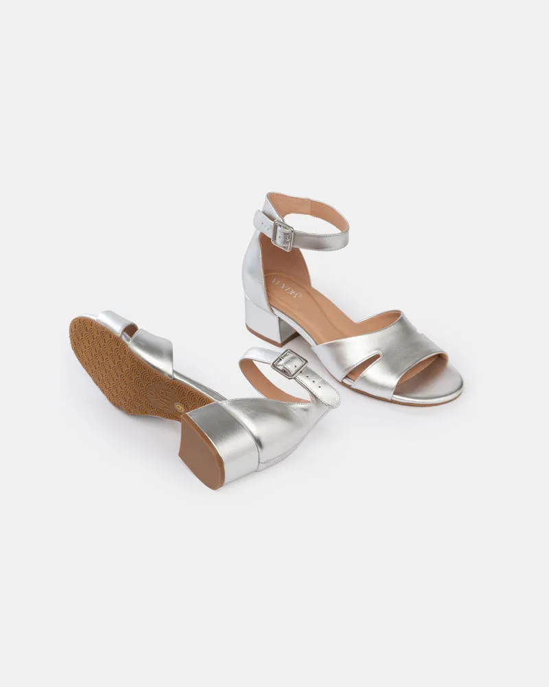 Kelly Block Heel Ankle Sandals