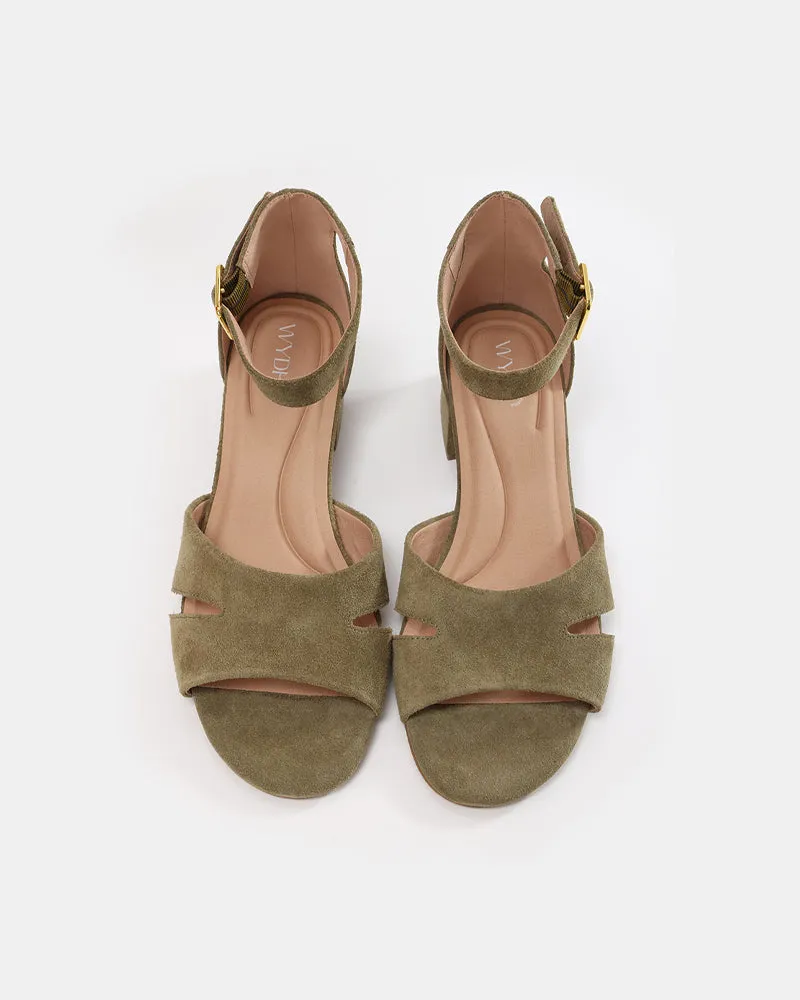 Kelly Block Heel Ankle Sandals