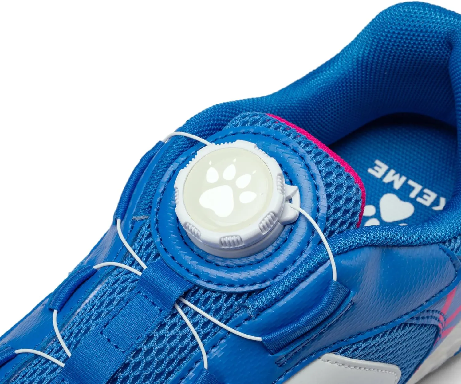 KELME Kids' Indoor Soccer Cleats, Breathable Mesh Turf Futsal Shoes, Turn-Lock, Boys Girls Football Baseball Softball Sneaker for Little/Big Kid