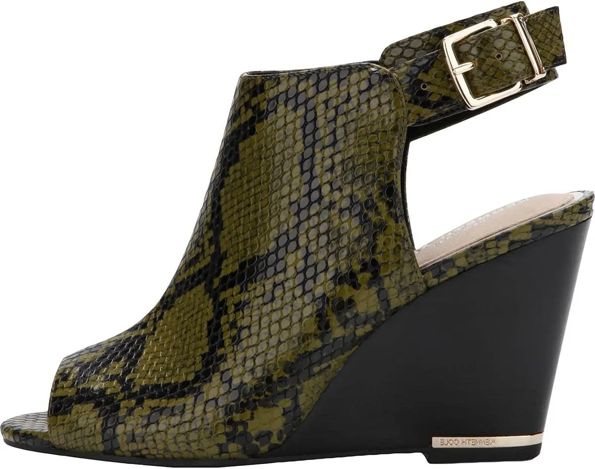 Kenneth Cole Women's Wedged Open Toe Pump