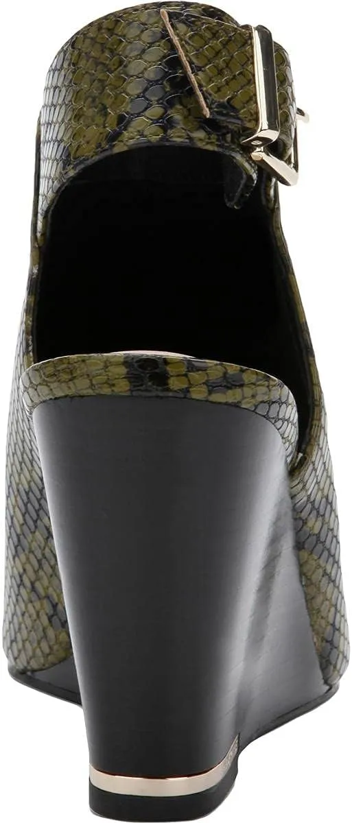 Kenneth Cole Women's Wedged Open Toe Pump