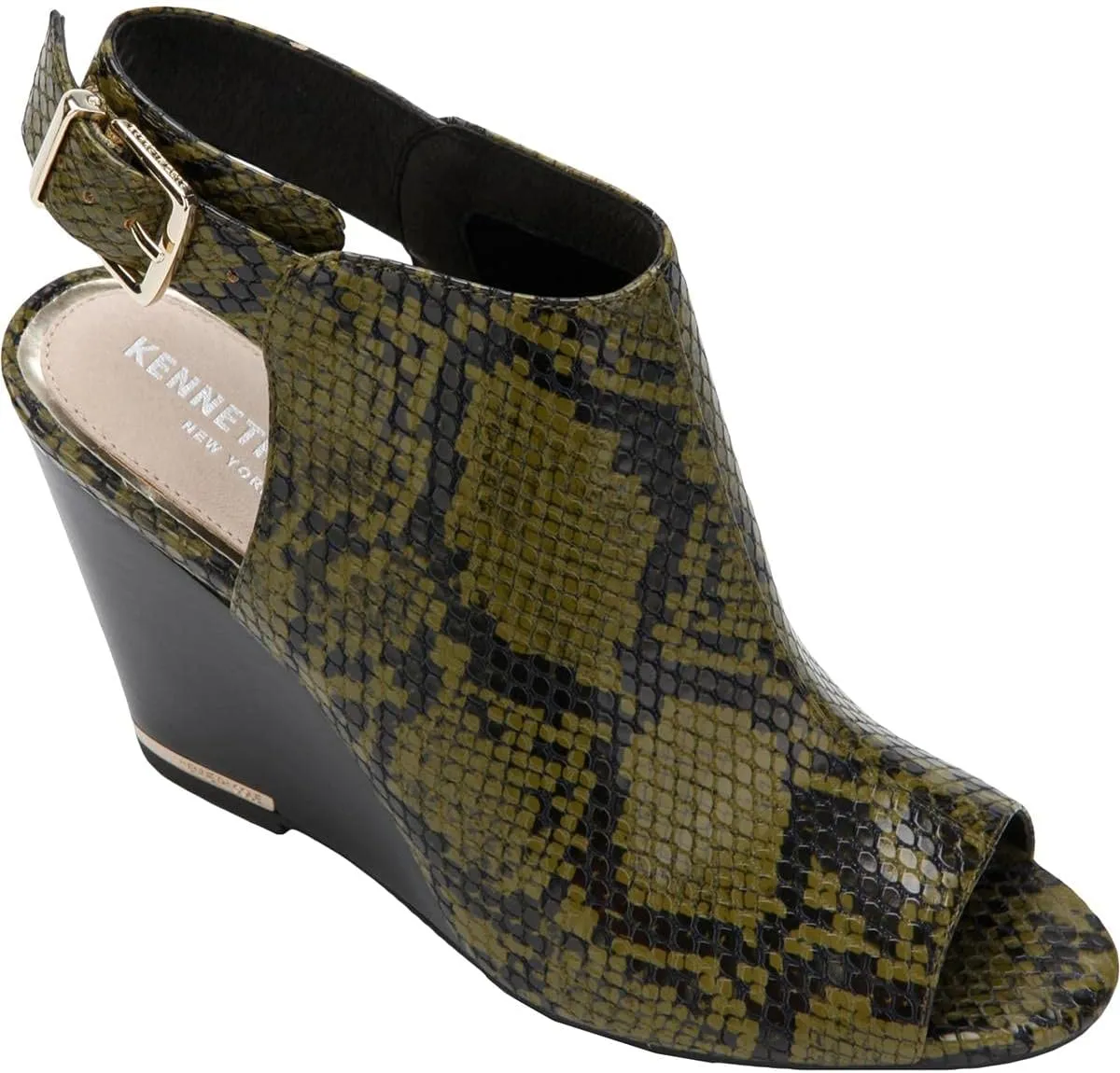 Kenneth Cole Women's Wedged Open Toe Pump