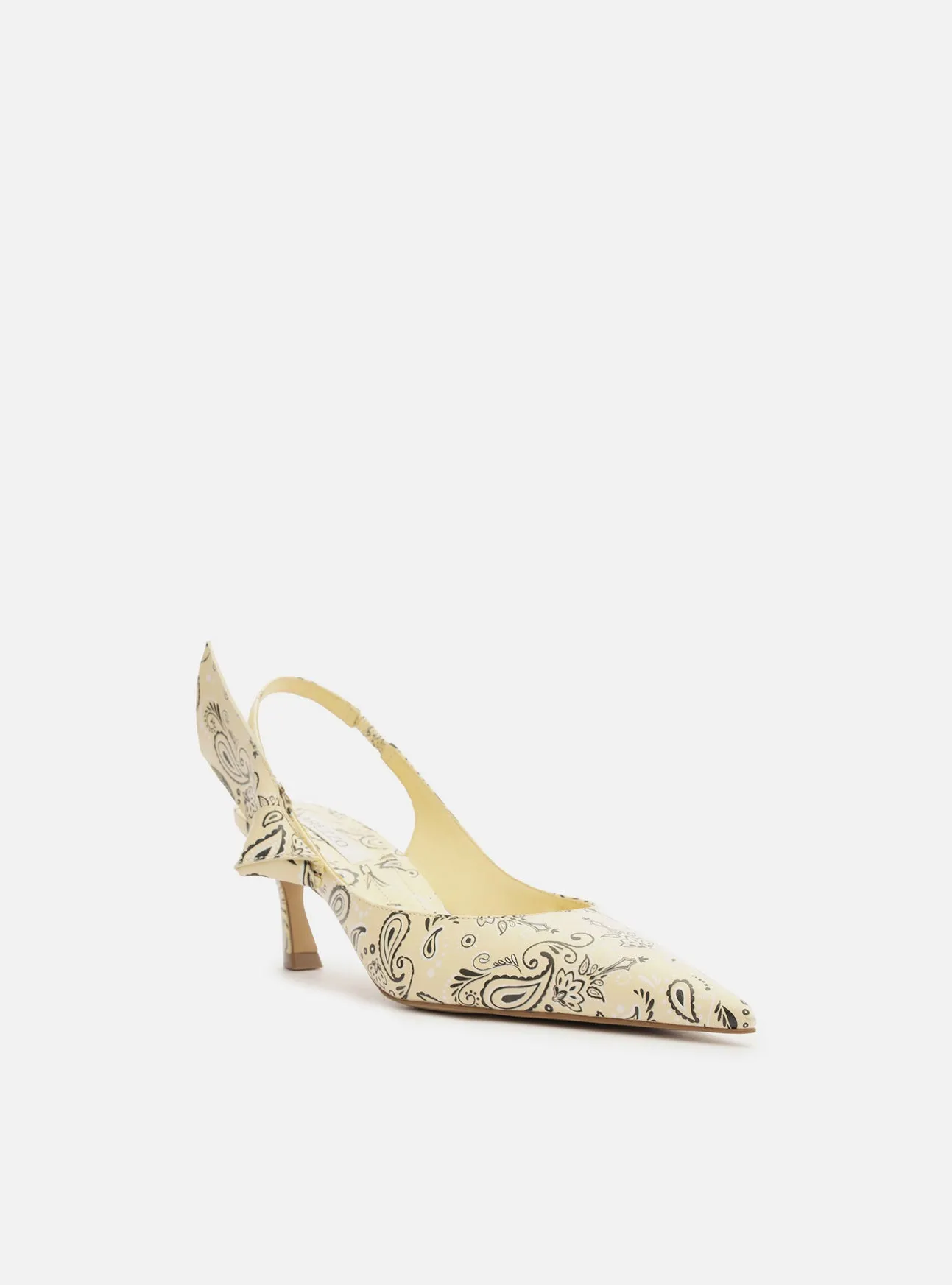 Laura Mid Stiletto Paisley Pump