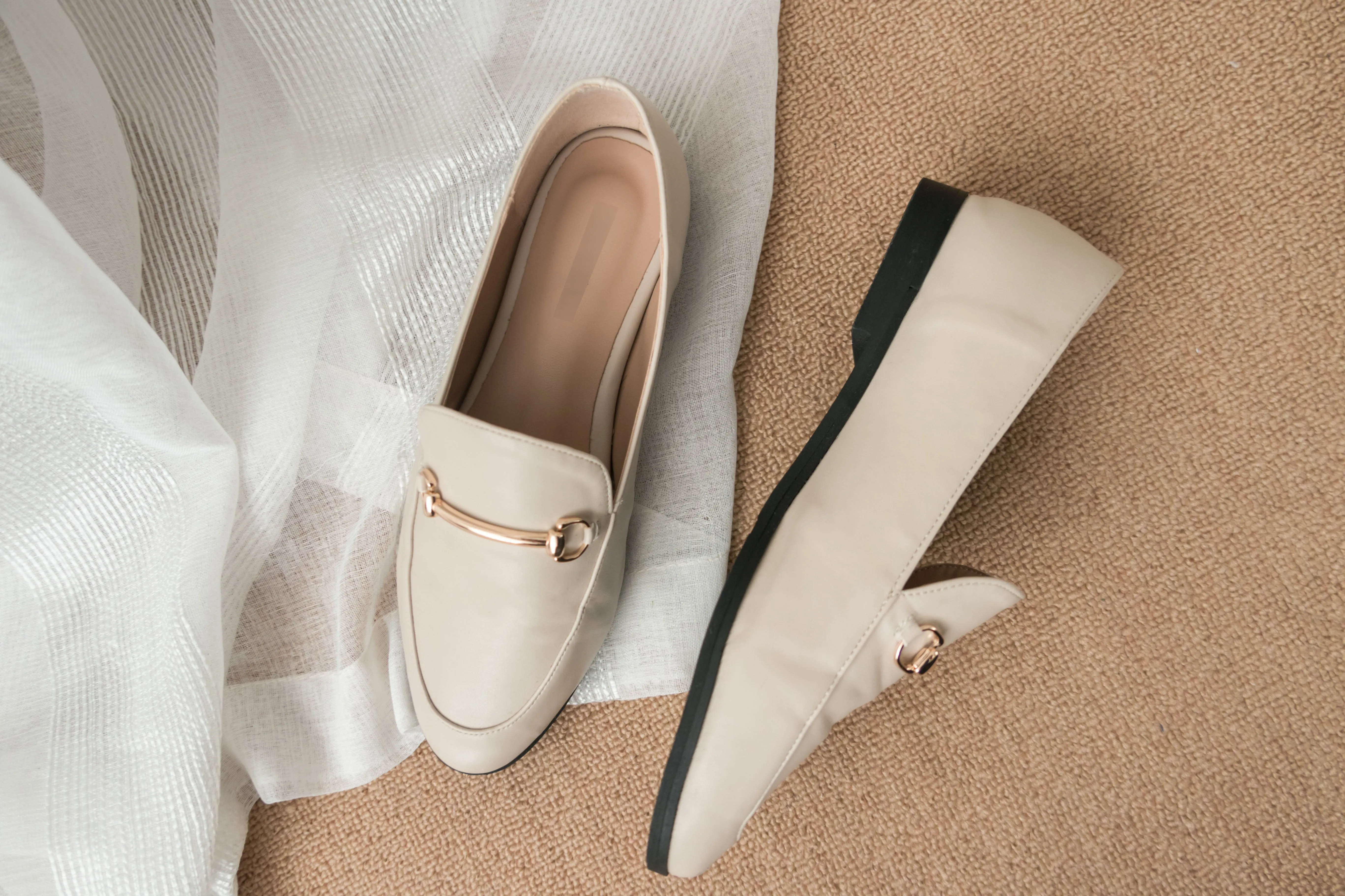 leather Ivory daily, loafer/ SH8095