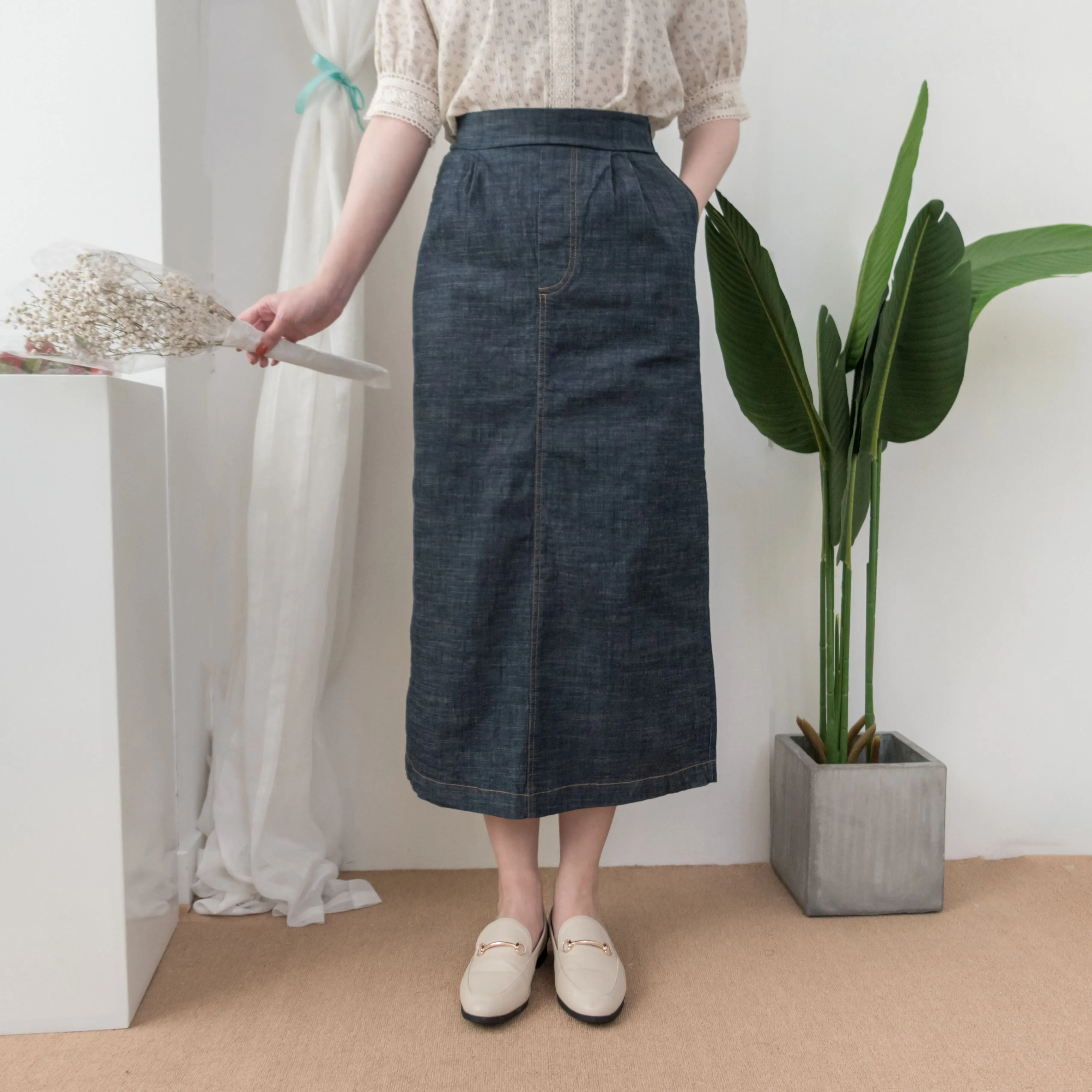 leather Ivory daily, loafer/ SH8095