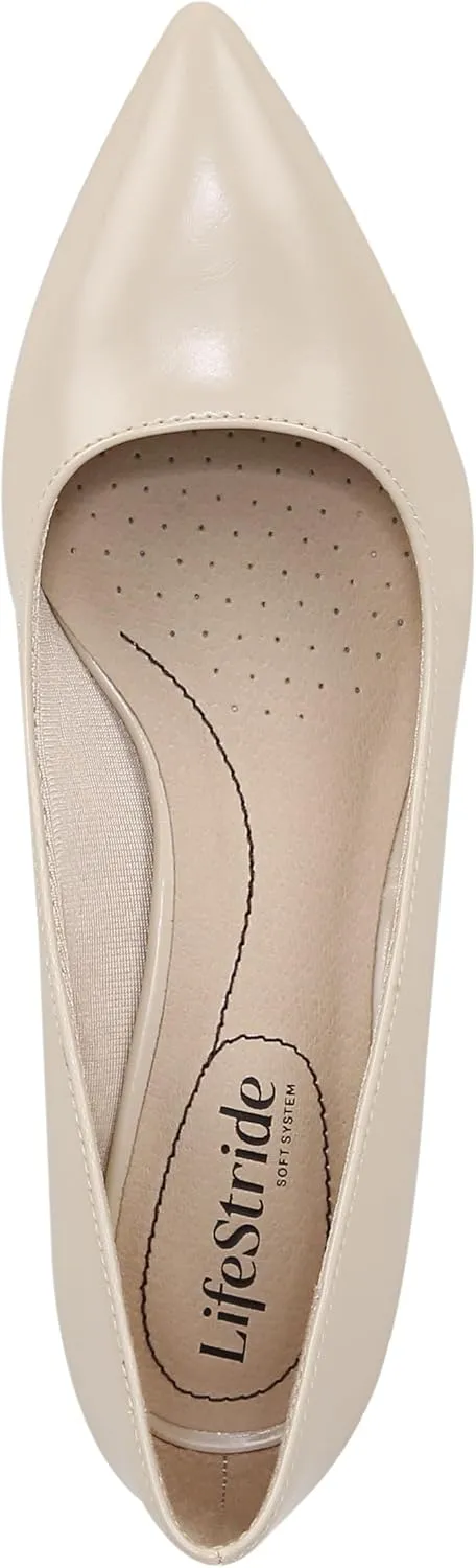 LifeStride Womens Minx Pump Cream 9.5 W