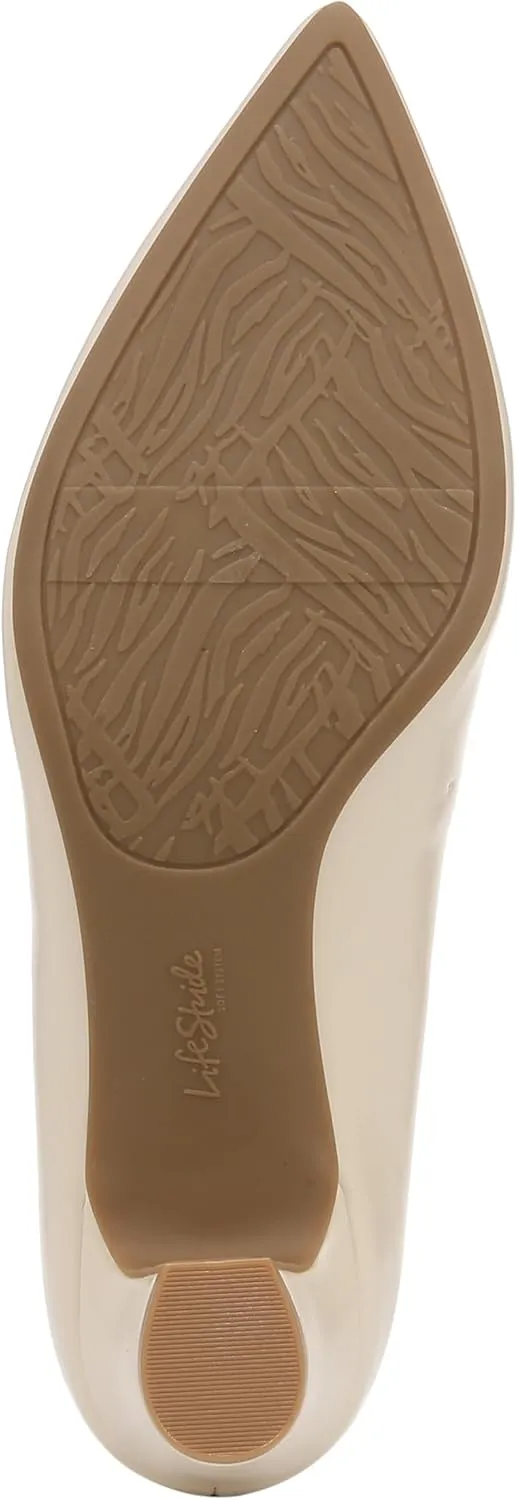 LifeStride Womens Minx Pump Cream 9.5 W