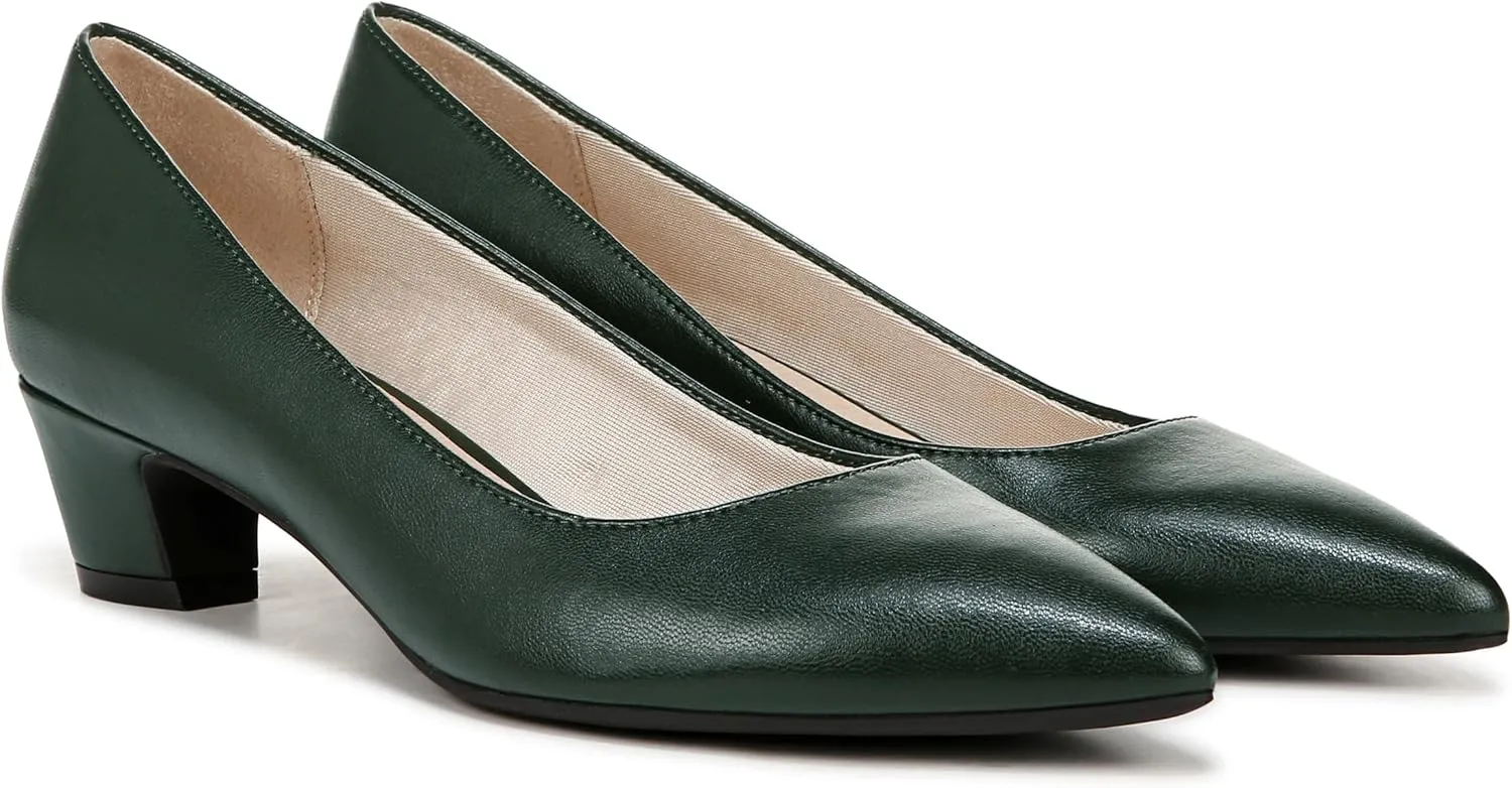 LifeStride Womens Minx Pump Tartan Green 11 M