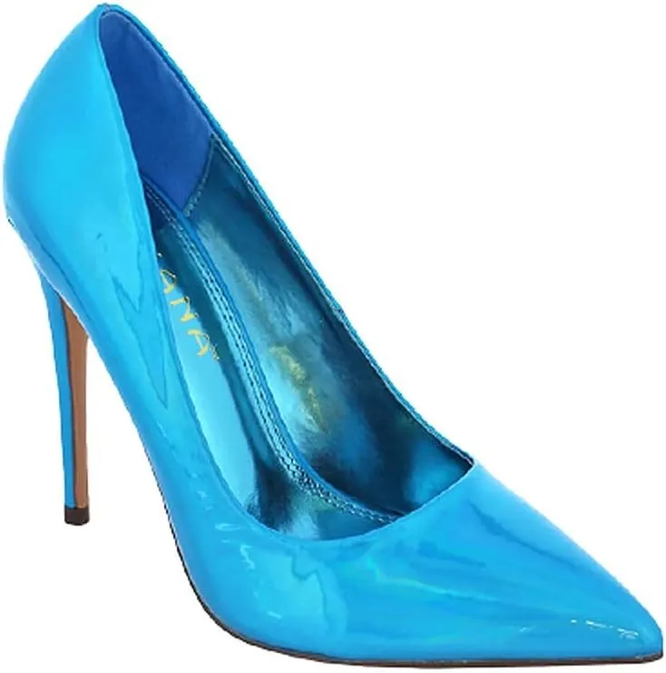 Liliana Kimye-3 Women's Sexy Stilettos Pointed Toe High Heels Pump Shoes Faux Suede Closure