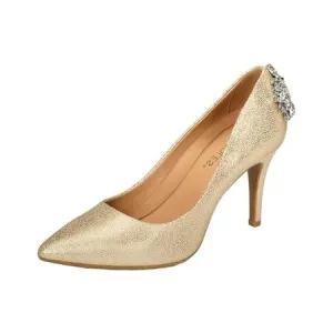 List Toe Cost-efficient Pump Pointed Guaranteed protection On Deans Slip Pumps Women's Leather Gold Aerosoles