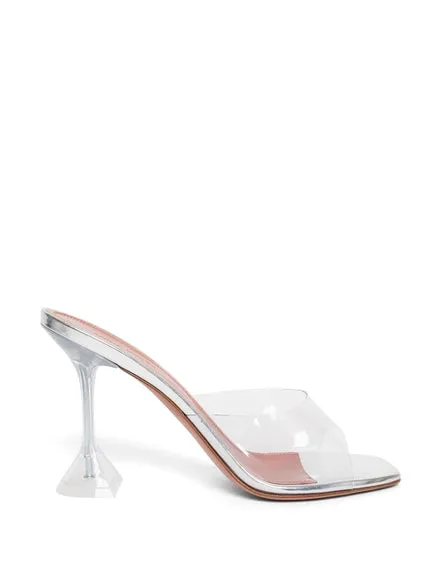 Lupita PVC Clear Mule Heels
