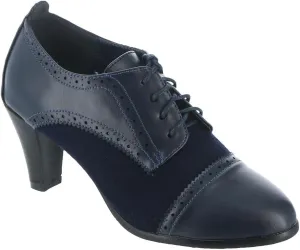 Masseys Women's Olive Lace-Up Tailored Dress Pump