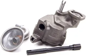 Melling Oil Pump, Wet Sump, Internal, High Volume, High Pressure, Drive Shaft/Pickup Included, compatible with Small Block Chevy, Kit