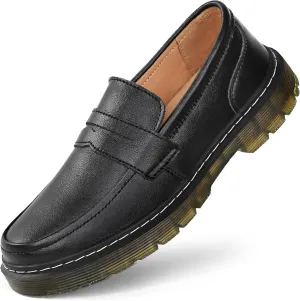 Men's Classic Penny Loafers Fashion Comfort Casual Slip-on Dress Shoes