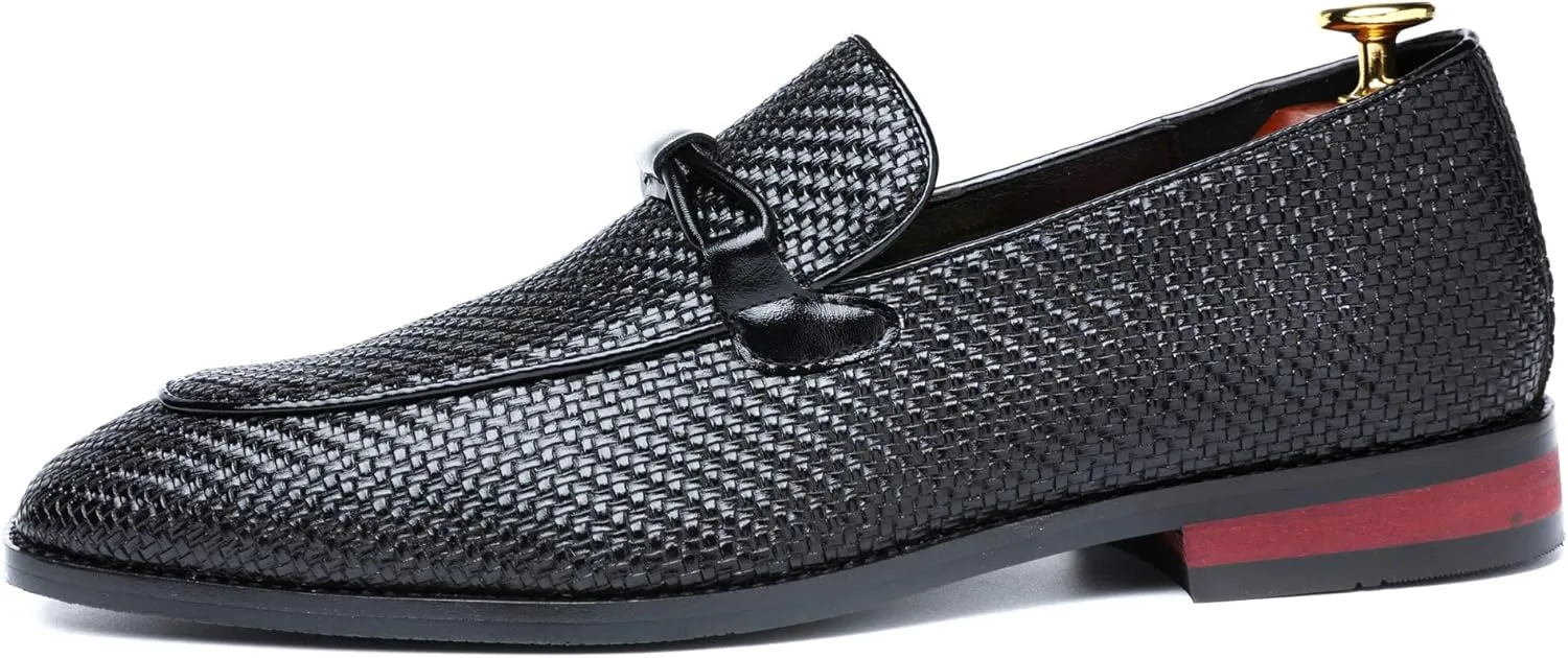 Mens Loafer Slip On Driving Shoes Soft Penny Loafers Classy Formal Patent Leather Dress Shoes