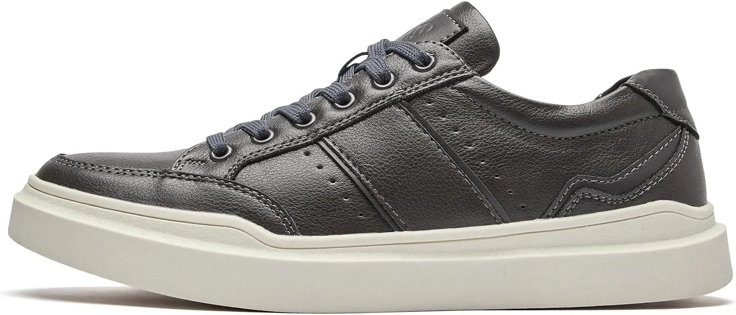 Men's Walking Sneaker Shoes Casual Low Top Tennis Shoes Comfortable Lace-Up Fashion Sneakers