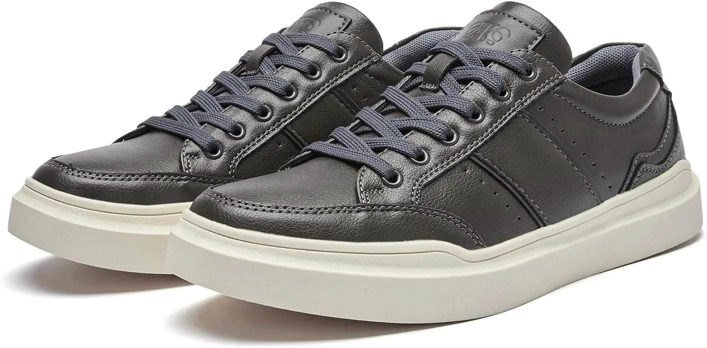Men's Walking Sneaker Shoes Casual Low Top Tennis Shoes Comfortable Lace-Up Fashion Sneakers