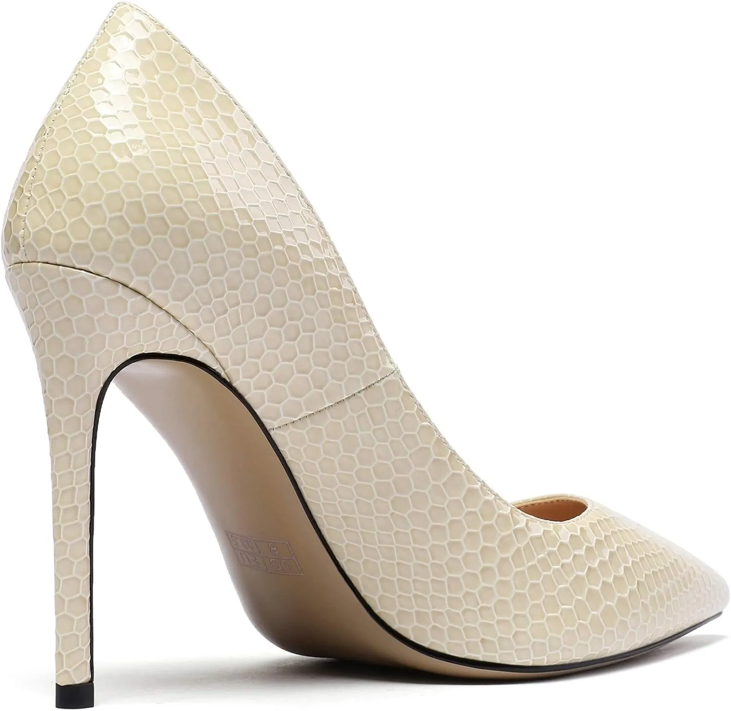 Mettesally Women's High Heels Closed Pointed Toe Pumps Stiletto Heel Party Wedding Basic Shoes