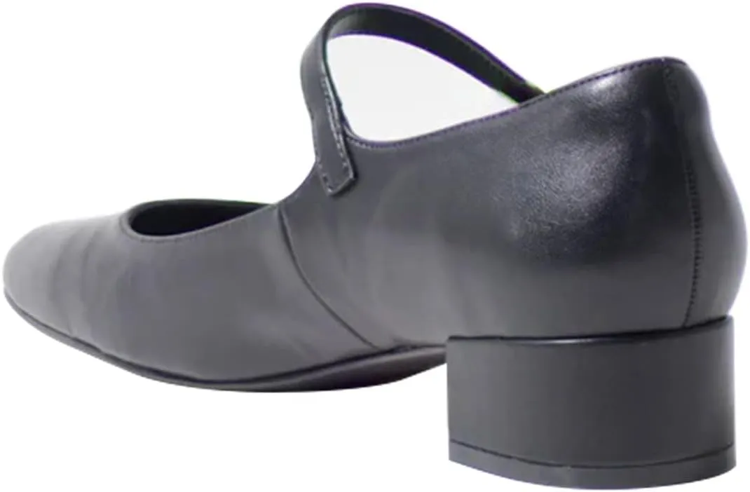 miss left Women's Classic Closed Round Toe Mary Jane Pumps Adjustable Strap Block Low Heel Cute Casual Shoes Size 4-16 US