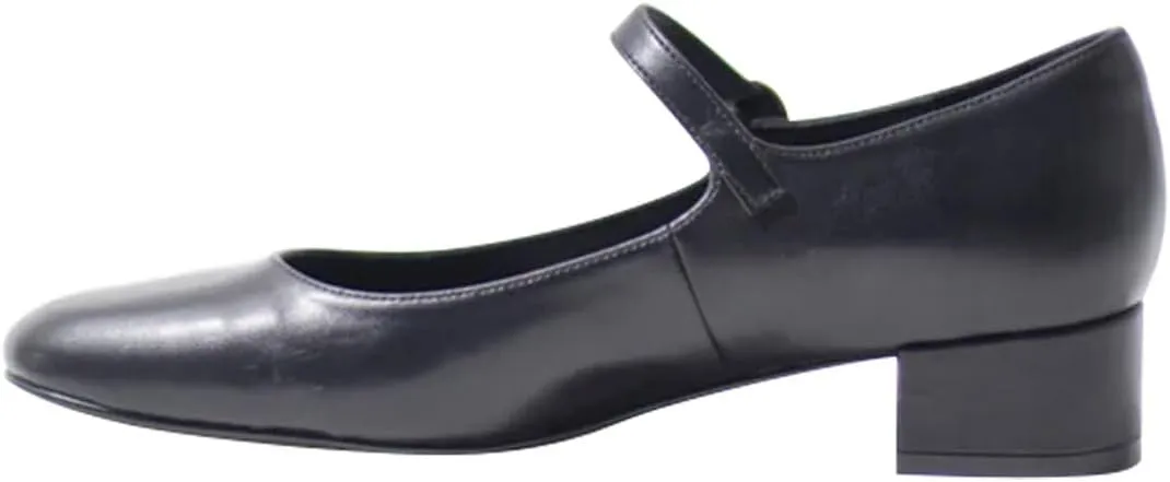 miss left Women's Classic Closed Round Toe Mary Jane Pumps Adjustable Strap Block Low Heel Cute Casual Shoes Size 4-16 US