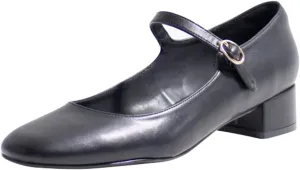 miss left Women's Classic Closed Round Toe Mary Jane Pumps Adjustable Strap Block Low Heel Cute Casual Shoes Size 4-16 US