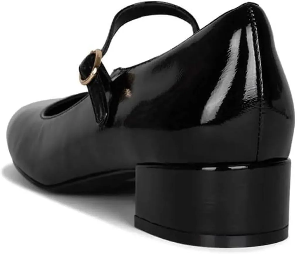 miss left Women's Classic Closed Round Toe Mary Jane Pumps Adjustable Strap Block Low Heel Cute Casual Shoes Size 4-16 US