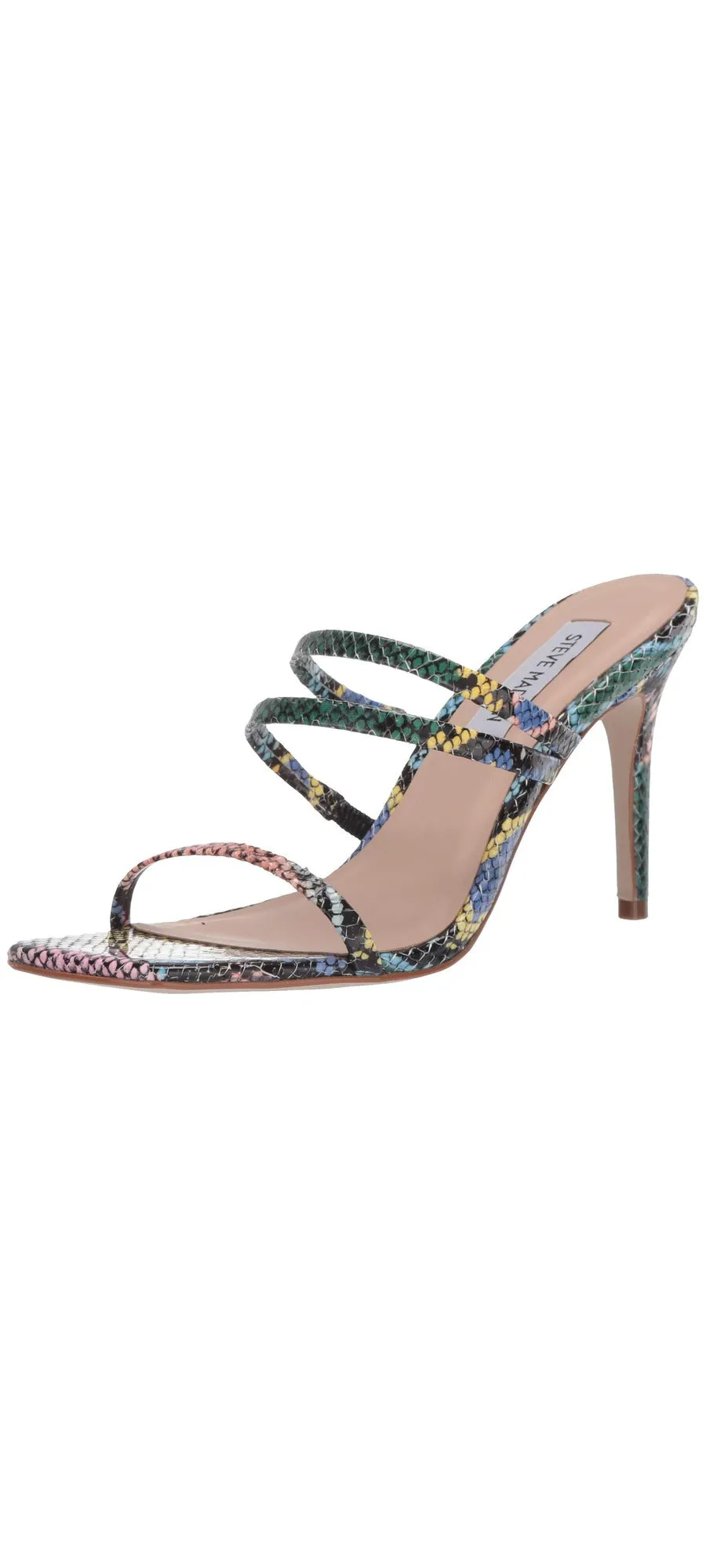 Mule Open Multi Pumps Functional Steve Thin Madden Strap Heeled Awake Top-quality at low price Snake Toe Sandal (10)