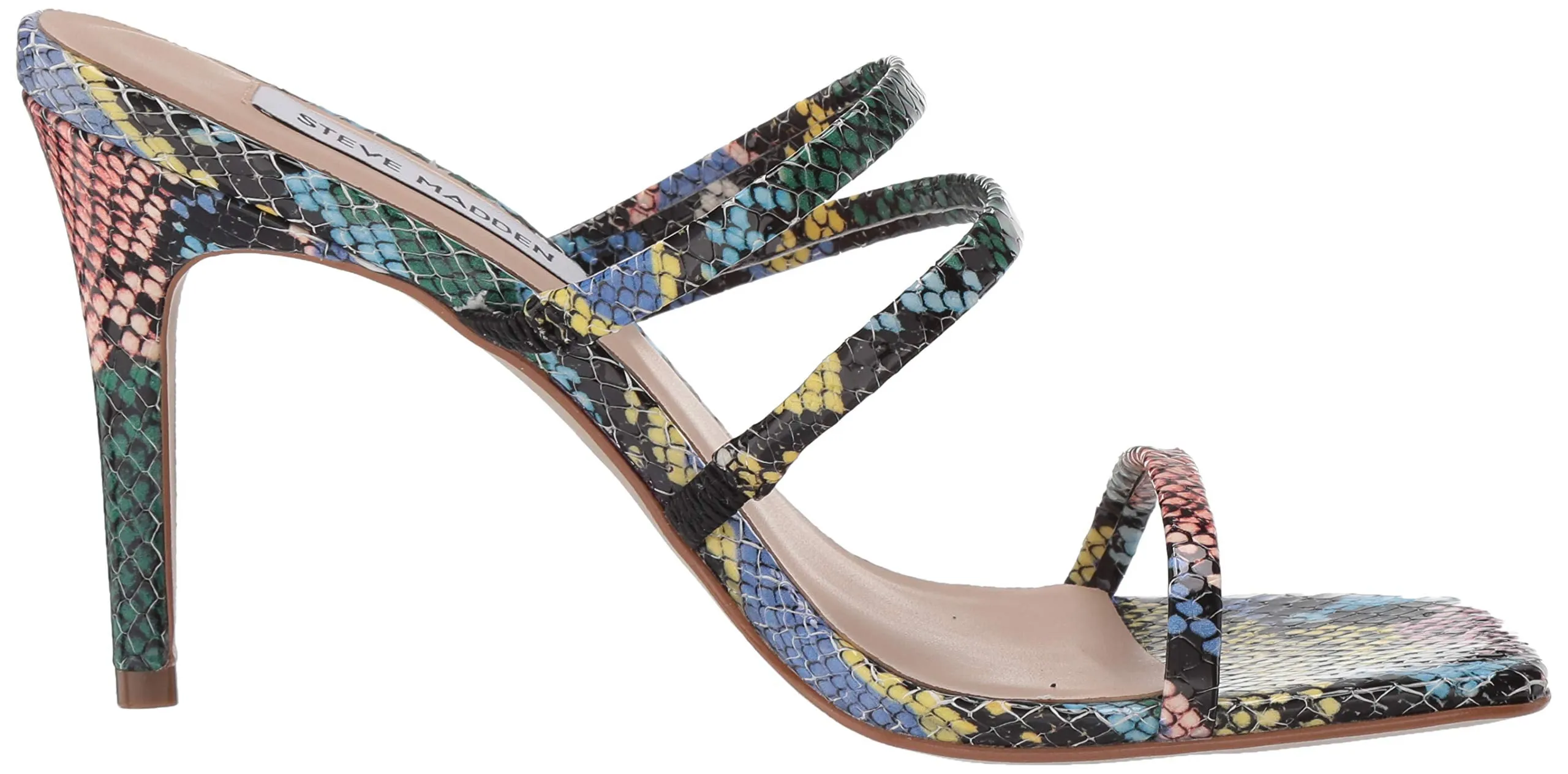 Mule Open Multi Pumps Functional Steve Thin Madden Strap Heeled Awake Top-quality at low price Snake Toe Sandal (10)