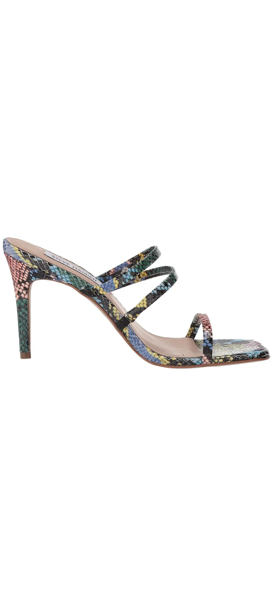 Mule Open Multi Pumps Functional Steve Thin Madden Strap Heeled Awake Top-quality at low price Snake Toe Sandal (10)